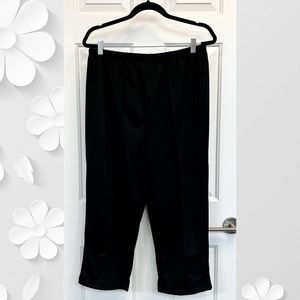 Woman Within Black Capri Size 18W